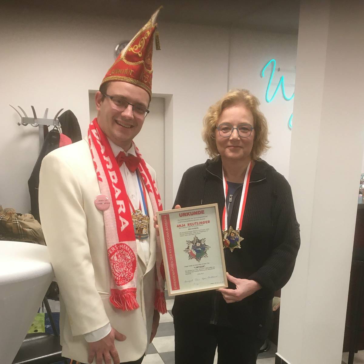 Karneval in Moers: Warum Anja Reutlinger einen „Lusticus“ erhält